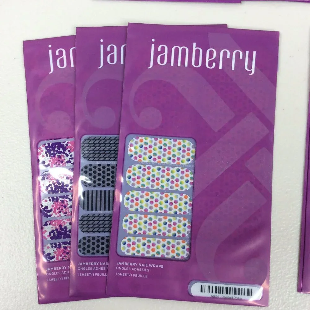 Jamberry Nail Wraps Lot 11 Full / 6 Half Sheets‎ Manicure Art Collection